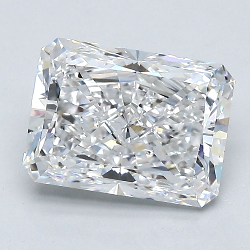 2.01 carat D-SI1 Natūralus Radiant Deimantas (1)