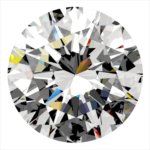 0.4 carat F-VS1 Excellent cut Natūralus Round Deimantas (1)