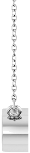 Pakabukas „Solitaire“ 14k white gold Oval 8mm x 6mm (3)