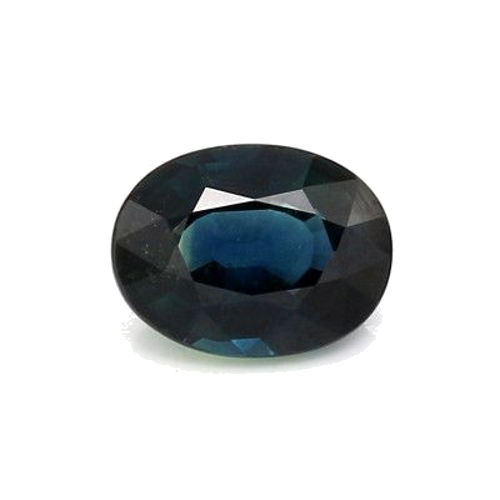 1.7 carat BLUE BRILLIANTSTEP cut Oval Safyras (1)