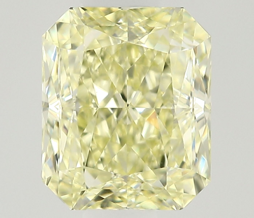 0.5 carat Fancy Light Yellow-VVS1 Natūralus Radiant Deimantas (1)