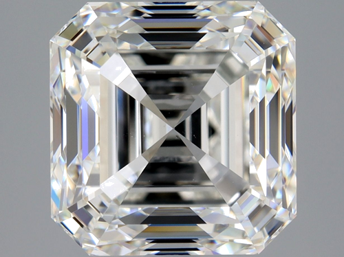 3.5 carat H-VS2 Natūralus Asscher Deimantas (1)