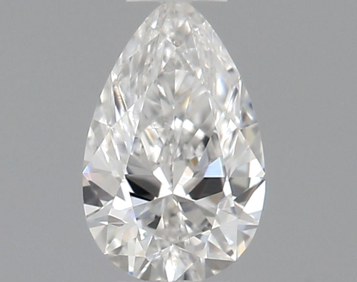 0.23 carat F-VVS1 Natūralus Pear Deimantas (1)