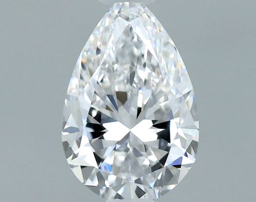 0.5 carat E-VS1 Natūralus Pear Deimantas (1)