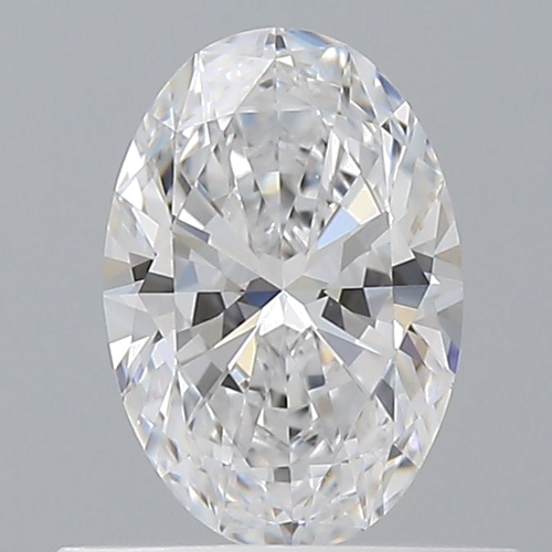 0.5 carat D-VVS2 Natūralus Oval Deimantas (1)