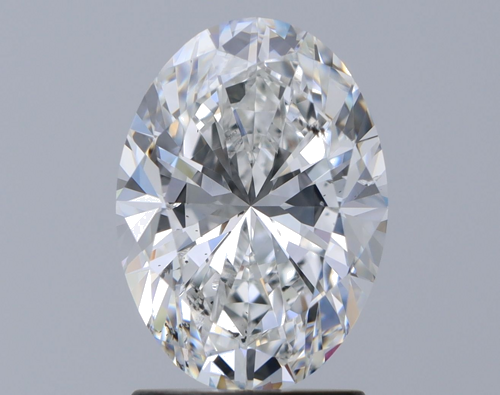 1.9 carat F-SI1 Natūralus Oval Deimantas (1)