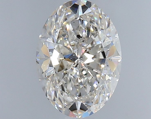 0.9 carat I-SI2 Natūralus Oval Deimantas (1)