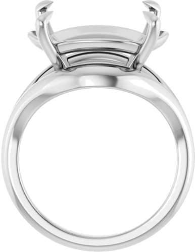 Sužadėtuvių Žiedas „Claw-Prong Solitaire“ 925 Sidabro Oval 18mm x 13mm (2)