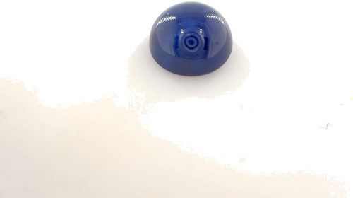 1.18 carat BLUE CABOCHON cut Round Safyras (1)