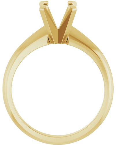 Sužadėtuvių Žiedas „Solitaire“ 14k yellow gold Oval 8mm x 6mm (2)