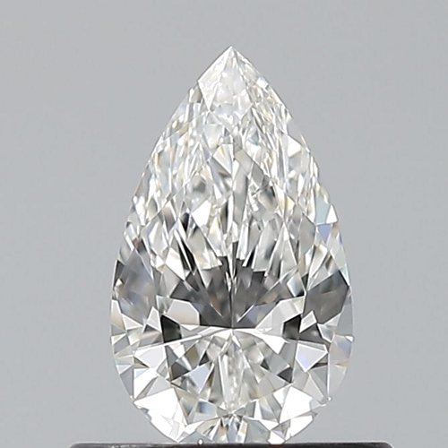0.5 carat F-SI1 Natūralus Pear Deimantas (1)