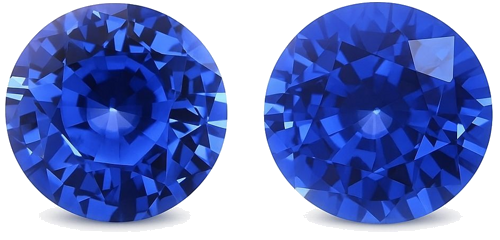 3.02 carat BLUE Round Safyras (1)
