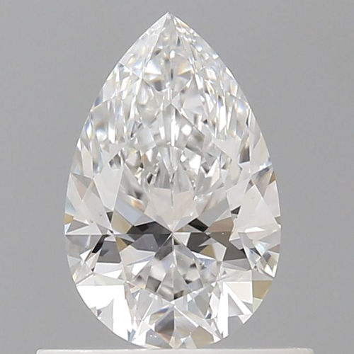 0.57 carat E-VS2 Natūralus Pear Deimantas (1)