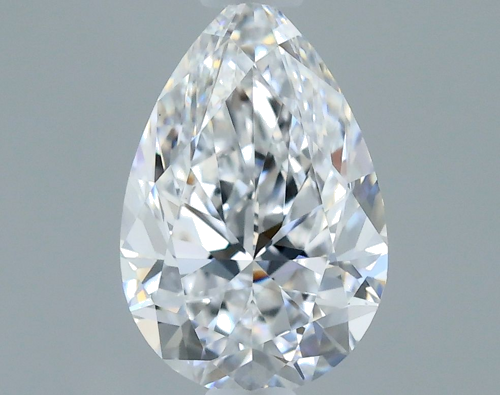 0.5 carat D-VS1 Natūralus Pear Deimantas (1)