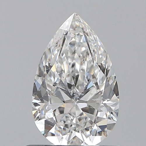 0.7 carat E-SI2 Natūralus Pear Deimantas (1)