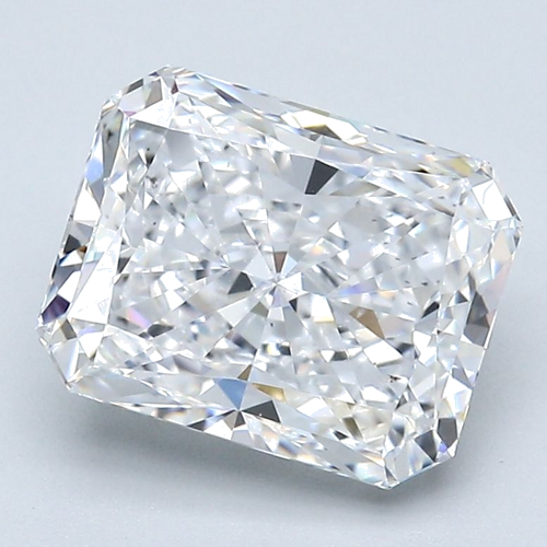 3.01 carat D-VS2 Natūralus Radiant Deimantas (1)