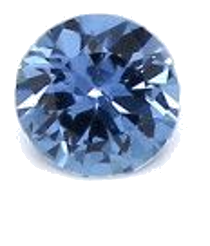0.09 carat BLUE BRILLIANT cut Round Safyras (1)