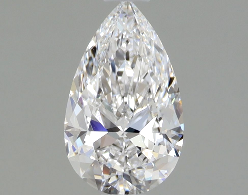 0.7 carat D-VS1 Natūralus Pear Deimantas (1)