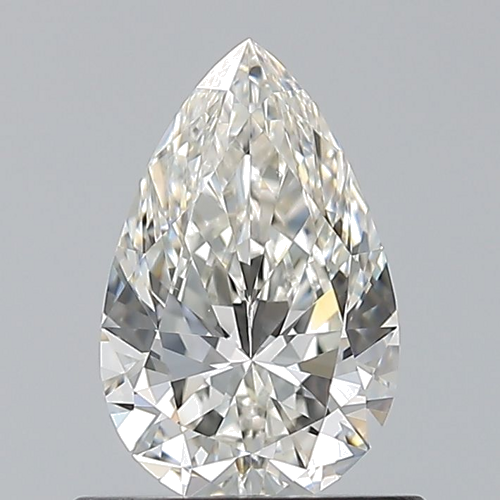 0.7 carat H-VS1 Natūralus Pear Deimantas (1)