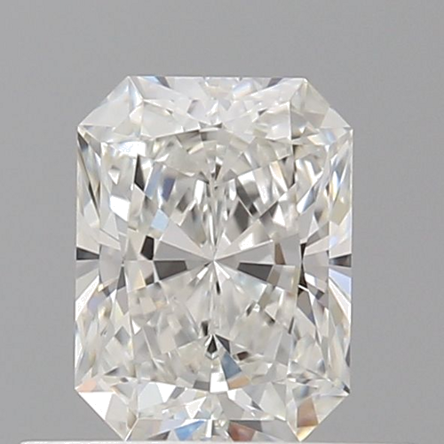 0.51 carat F-VVS2 Natūralus Radiant Deimantas (1)
