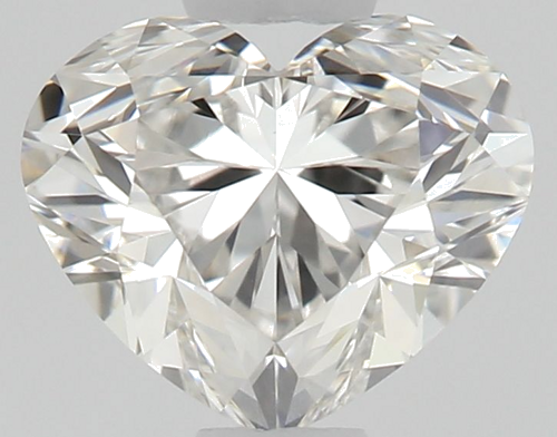 0.53 carat H-VVS2 Natūralus Heart Deimantas (1)