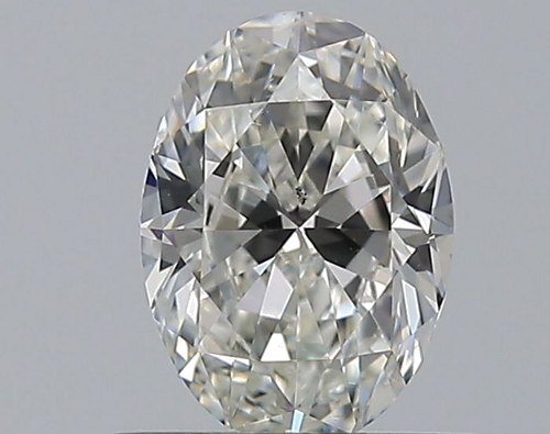 0.7 carat H-SI1 Natūralus Oval Deimantas (1)