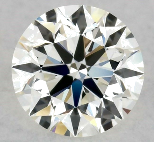 0.37 carat I-VVS1 Excellent cut Natūralus Round Deimantas (1)