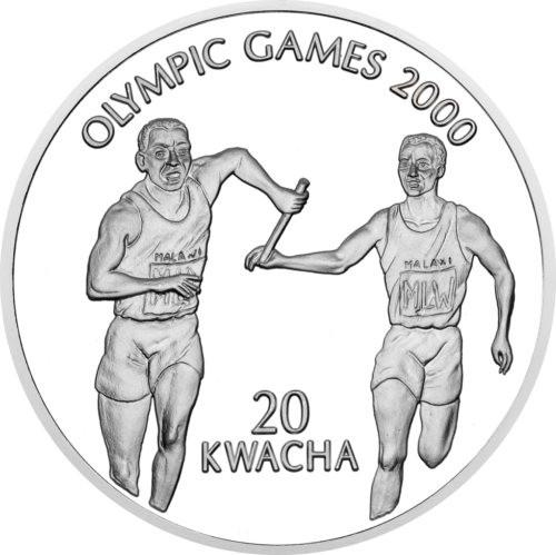 2000 Sydney Olympic Games Netherlands Antilles 25 Guilders Silver Coin (1)