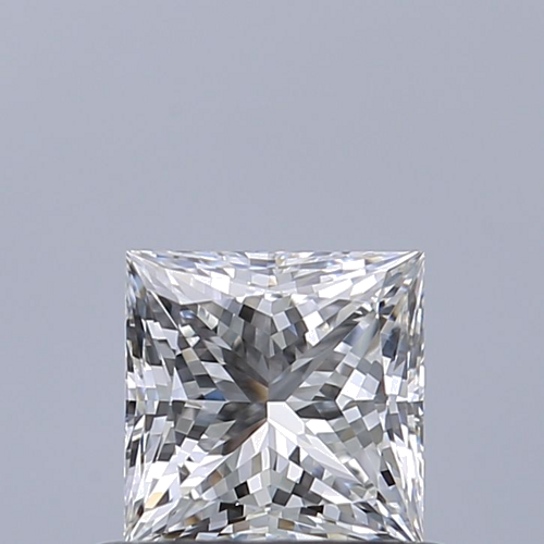 0.58 carat F-VVS1 Natūralus Princess Deimantas (1)