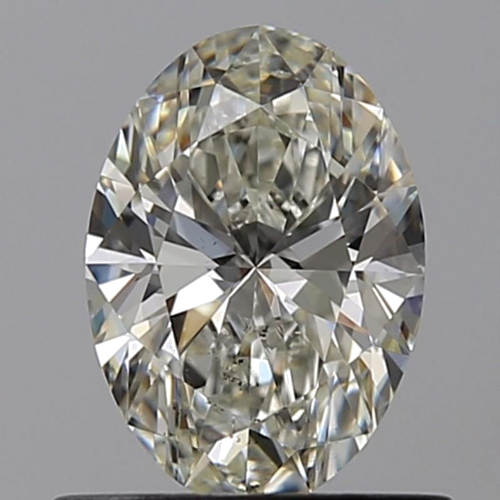 0.7 carat I-SI1 Natūralus Oval Deimantas (1)