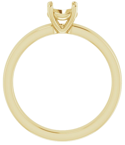Sužadėtuvių Žiedas „Solitaire“ 14k yellow gold Round 5.5mm (2)