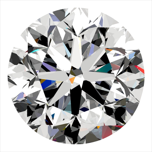 0.3 carat H-VS1 GD cut Natūralus Round Deimantas (1)