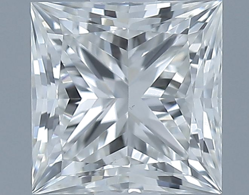 0.51 carat H-VS2 Natūralus Princess Deimantas (1)