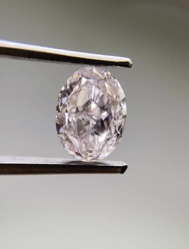 1.0 carat Light  Pink-VS2 Natūralus Oval Deimantas (1)