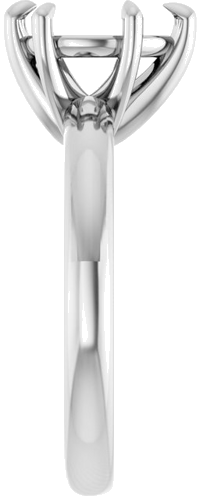 Sužadėtuvių Žiedas „Solitaire“ 585 Baltojo Aukso Pear Shape 9mm x 6mm (4)