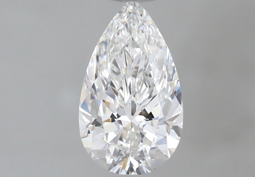 0.44 carat E-VVS2 Natūralus Pear Deimantas (1)