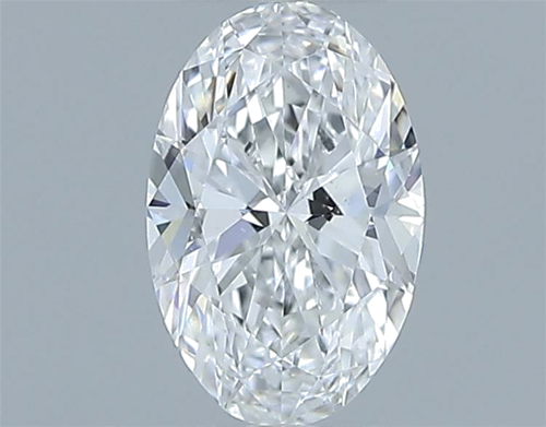0.5 carat E-SI1 Natūralus Oval Deimantas (1)