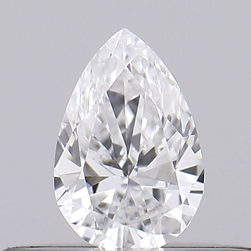 0.2 carat D-VVS2 Natūralus Pear Deimantas (1)