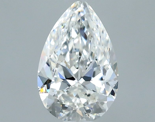 0.4 carat F-VS1 Natūralus Pear Deimantas (1)
