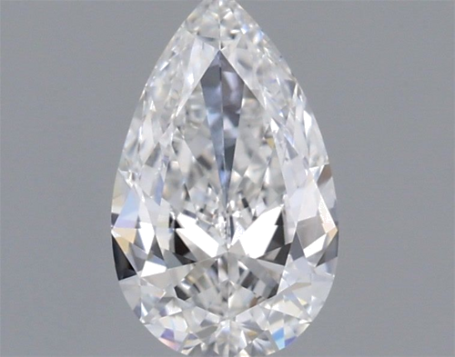 0.5 carat D-VVS1 Natūralus Pear Deimantas (1)