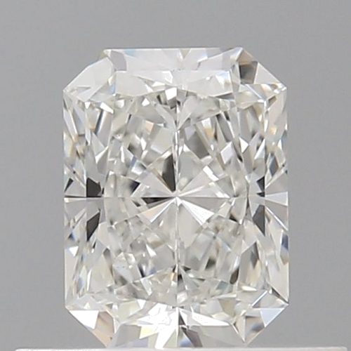 0.5 carat F-VVS2 Natūralus Radiant Deimantas (1)