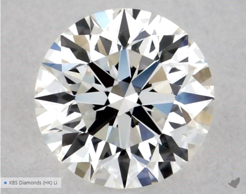 0.31 carat G-VVS2 Excellent cut Natūralus Round Deimantas (1)