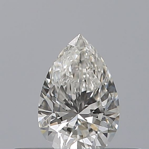 0.23 carat F-VVS1 Natūralus Pear Deimantas (1)