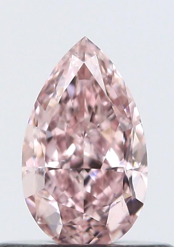 0.51 carat Fancy Intense Pink-VS2 Natūralus Pear Deimantas (1)