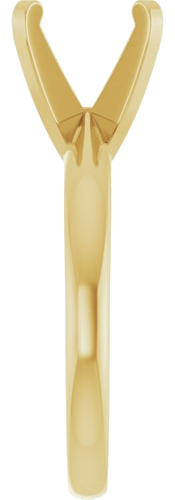 Sužadėtuvių Žiedas „Solitaire“ 14k yellow gold Square 6.5mm (4)