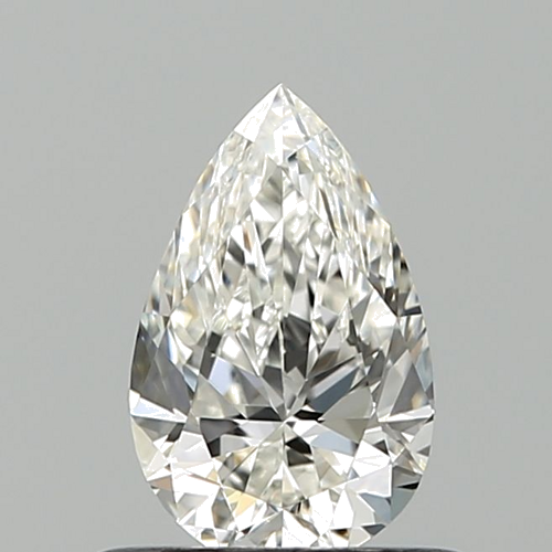 0.5 carat G-VVS2 Natūralus Pear Deimantas (1)