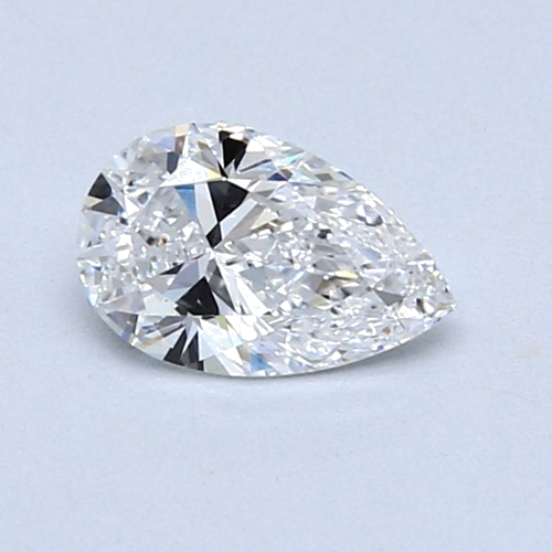 0.57 carat D-VS1 Natūralus Pear Deimantas (1)