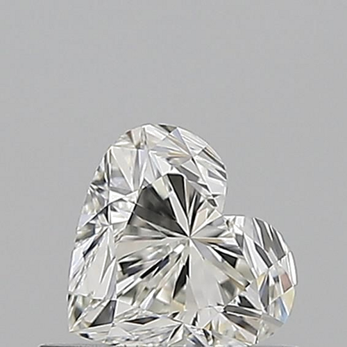 0.52 carat I-VVS1 Natūralus Heart Deimantas (1)