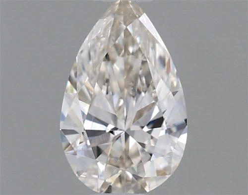 0.33 carat J-VVS1 Natūralus Pear Deimantas (1)