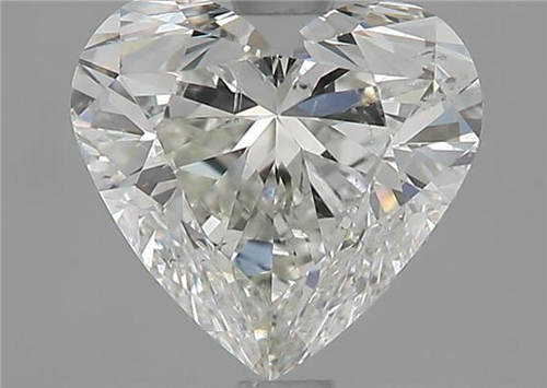 1.9 carat H-SI2 Natūralus Heart Deimantas (1)